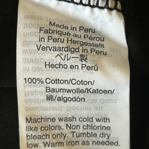 Madewell Black Knot Front Cotton Short Sleeve Tshirt Top XS - Picture 6 of 6